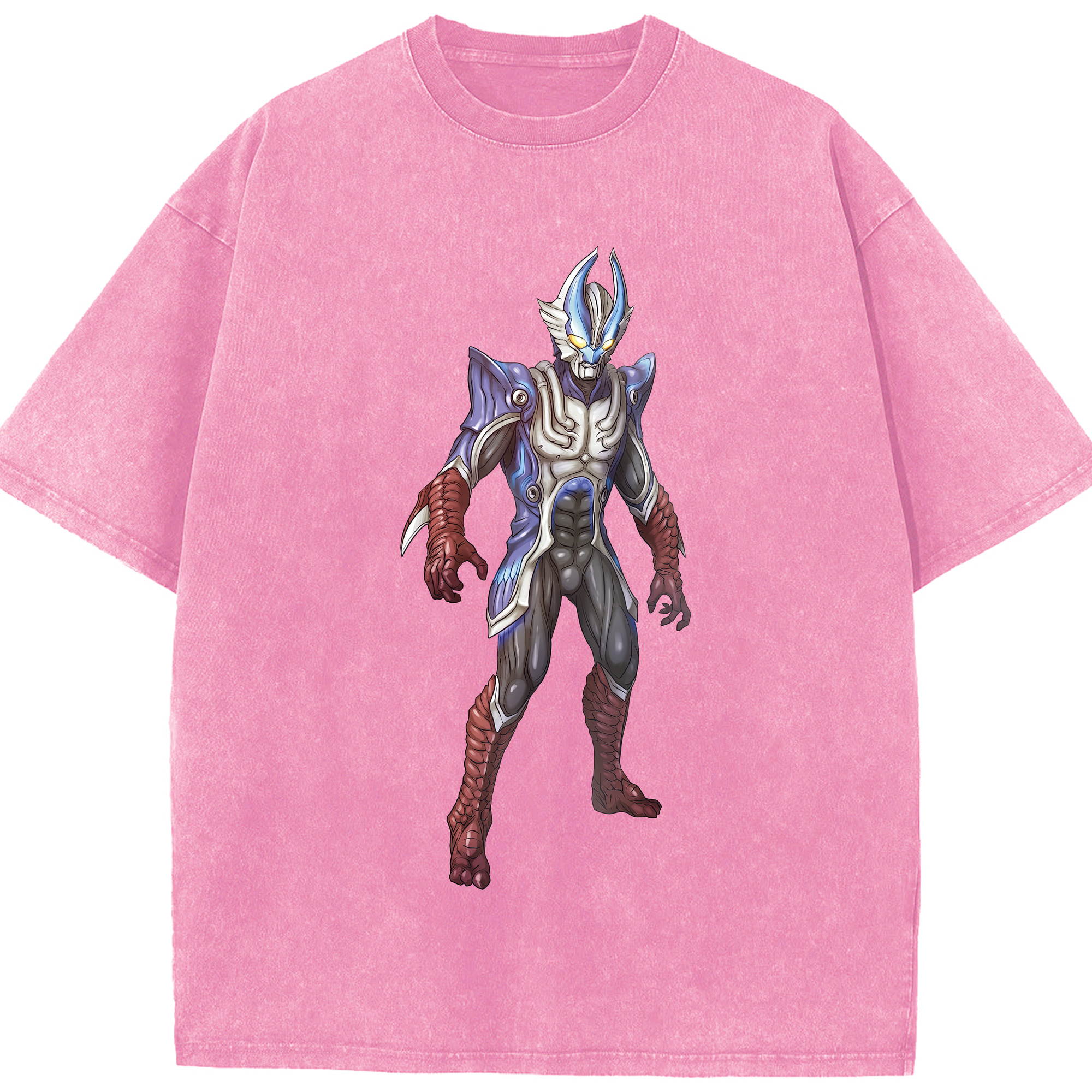 （画像用） ウルトラマン Ultraman 綿100% ヴィンテージ風 半袖Tシャツ（フロントプリント）